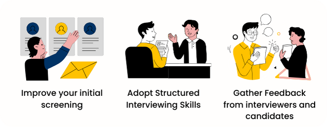 My interview-to-hire ratio is low. What strategies can I implement to enhance this metric?